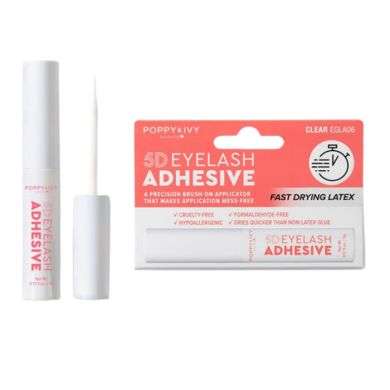 POPPY AND IVY EYELASH ADHESIVE CLEAR EGLA06