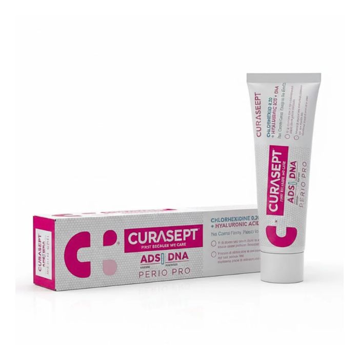 CURASEPT ADS DNA PERIO PRO DENTIFRICE CHLORHEXIDINE 0.12 HYALURONIC ACID +DNA 75 ML