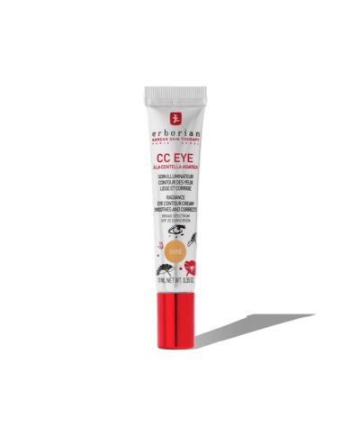 ERBORIAN CC EYE A LA CENTELLA DORE SOIN ILLUMINATEUR CONTOUR DES YEUX SPF20 10ML