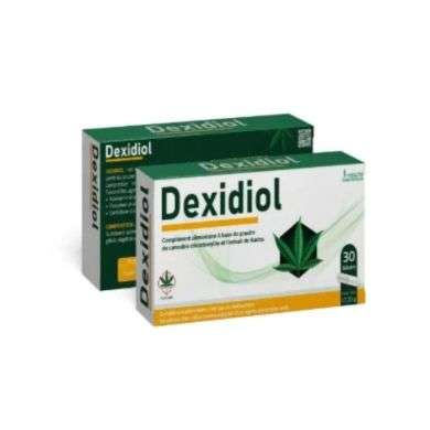 DEXIDIOL COMPLEMENT ALIMENTAIRE A BASE DE PUDRE DE CANNABIS DECARBOXYLEE 30 GELULES