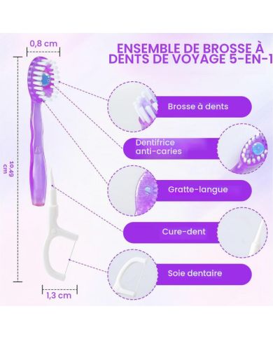 ASTRIVIXDD BOITE DE 12 MINI BROSSES A DENTS