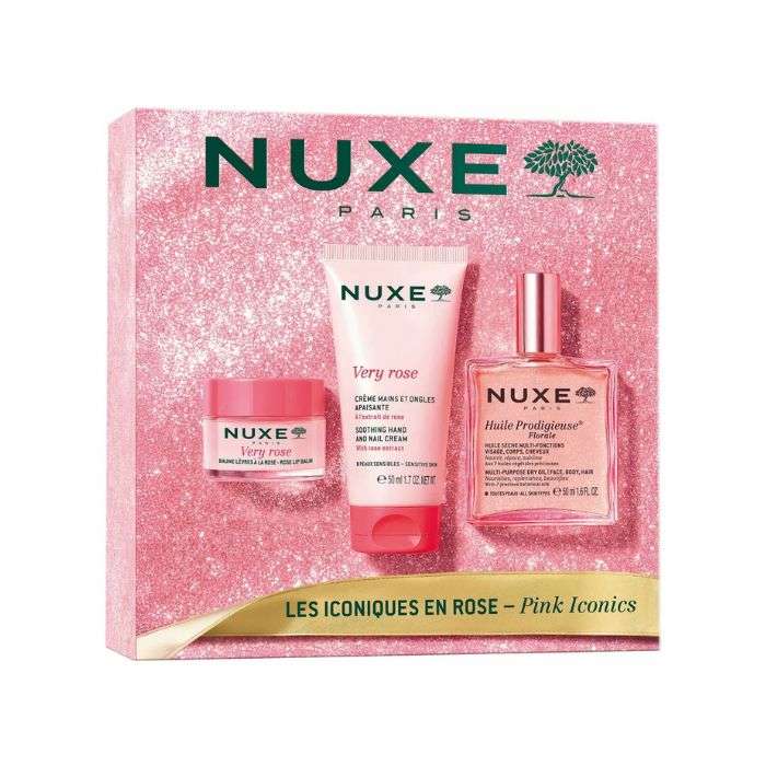NUXE COFFRET LES ICONIQUES EN ROSE