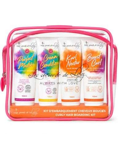 LES SECRETS DE LOLY KIT D EMBARQUEMENT CHEVEUX BOUCLES