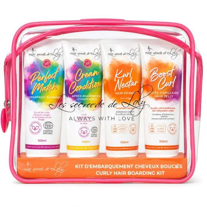 LES SECRETS DE LOLY KIT D EMBARQUEMENT CHEVEUX BOUCLES
