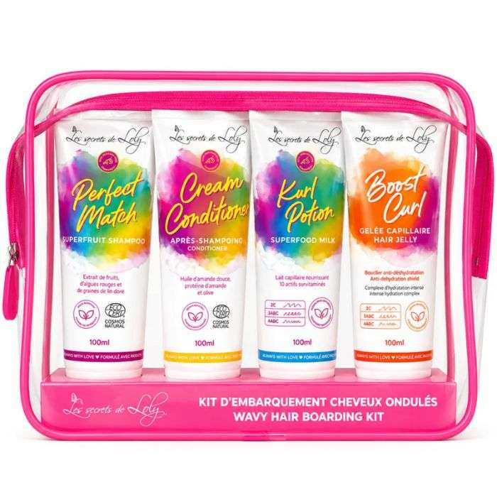LES SECRETS DE LOLY KIT D EMBARQUEMENT CHEVEUX ONDULES