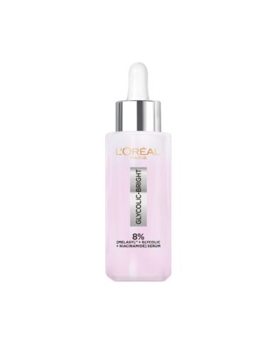 L'OREAL PARIS GLYCOLIC BRIGHT SERUM 8% ECLAIRCISSANT ANTI TACHES 30 ML