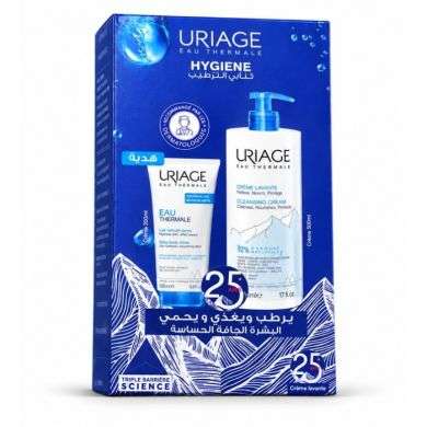 URIAGE OFFRE CREME LAVANTE SURGRAS MOUSSANT SANS SAVON 500 ML + LAIT VELOUTE CORPS 200 MLOFFERT