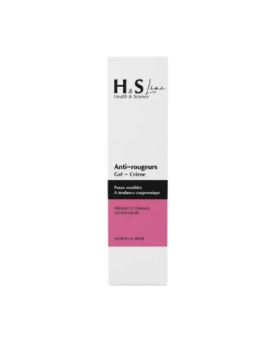 H&S LINE ANTI ROUGEUR GEL CREME PEAUX SENSIBLE A TENDANCE COUPEROSIQUE 50 ML