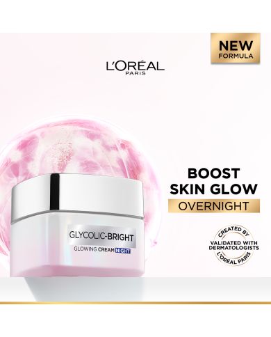 L'OREAL PARIS GLYCOLIC BRIGHT CREME DE NUIT 50 ML