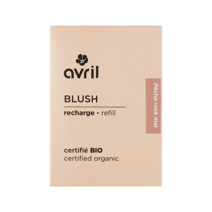 AVRIL RECHARGE BLUSH PECHE ROSE MAT BIO