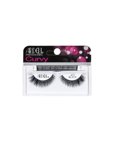 ARDELL PROFESSIONAL CURVY FAUX CILS ARDELL 413 BLACK