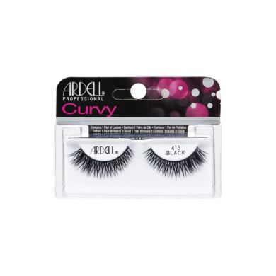 ARDELL PROFESSIONAL CURVY FAUX CILS ARDELL 413 BLACK