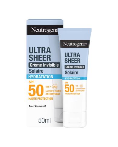 NEUTROGENA ULTRA SHEER CREME INVISIBLE SOLAIRE SPF 50 TOUCHER SEC 50 ML