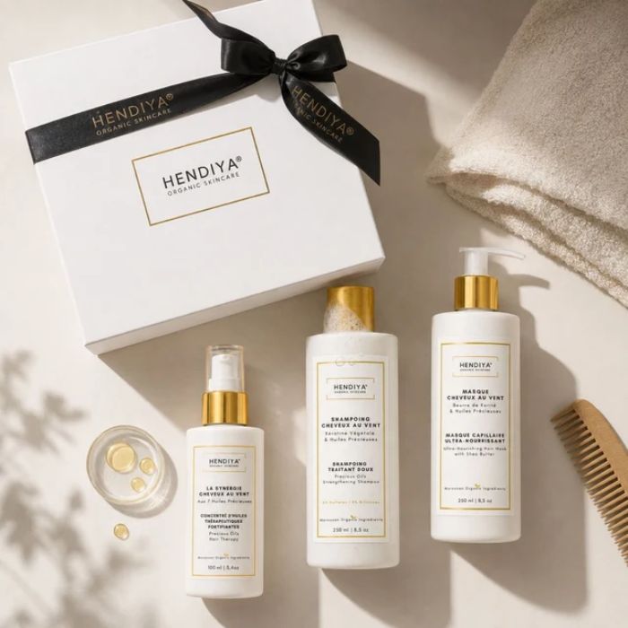 HENDIYA LE COFFRET CHEVEUX AU VENT RITUEL ECLAT CAPILLAIRE