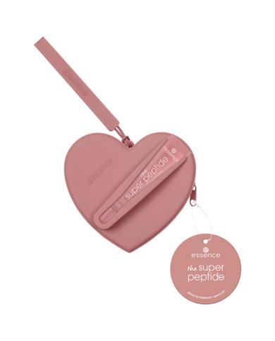 ESSENCE THE SUPER PEPTIDE GLOSSY LIP TREATMENT + POUCH SET