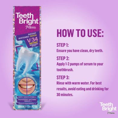 7TH HEAVEN TEETH BRIGHT INSTANT WHITENING SERUM 30 ML