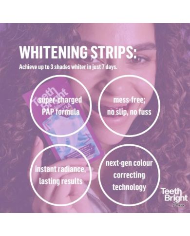 7TH HEAVEN TEETH BRIGHT INSTANT WHITENING STRIPS 14 STRIPS IN 7 SACHETS