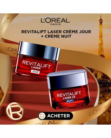 L'OREAL PARIS MAQUILLAGE RAVITALIFT LASER CREME JOUR + CREME NUIT