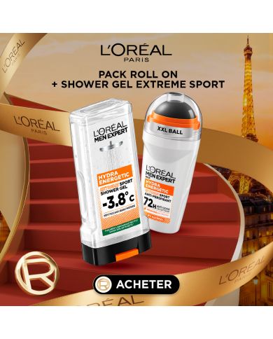 L'OREAL MEN EXPERT PACK ROLL ON + SHOWER GEL EXTREME SPORT