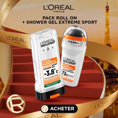 L'OREAL MEN EXPERT PACK ROLL ON + SHOWER GEL EXTREME SPORT