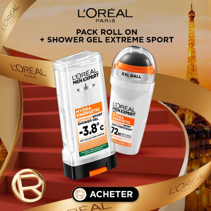 L'OREAL MEN EXPERT PACK ROLL ON + SHOWER GEL EXTREME SPORT