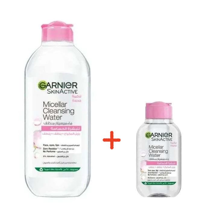 GARNIER SKIN ACTIVE SOLUTION MICELLAIRE NETTOYANTE 400 ML + FORMAT 100 ML