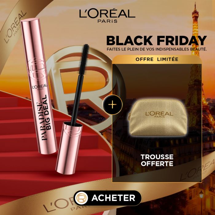 L'OREAL PARIS MAQUILLAGE PARADISE BIG DEAL MASCARA NOIR 9.9ML