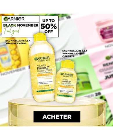 GARNIER SKIN ACTIVE EAU MICELLAIRE VITAMINE C 400 ML