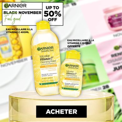 GARNIER SKIN ACTIVE EAU MICELLAIRE VITAMINE C 400 ML