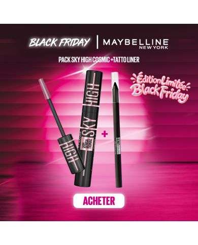 MAYBELLINE PACK SKY HIGH MASCARA TWILIGHT + TATTOO LINER SPACE