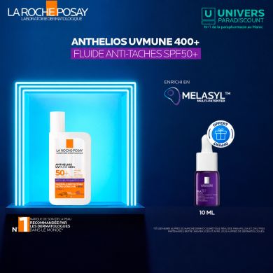 LA ROCHE POSAY OFFRE BLACK FRIDAY ANTHELIOS UVMUNE 400 FLUIDE ANTI TACHES SPF50+ 50 ML