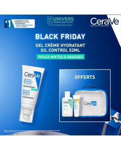 CERAVE GEL CREME HYDRATANT OIL CONTROL PEAUX MIXTES A GRASSES 52 ML