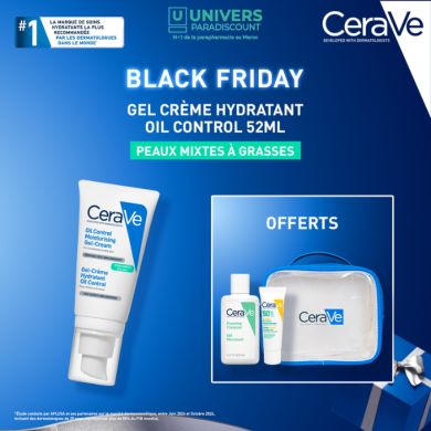 CERAVE GEL CREME HYDRATANT OIL CONTROL PEAUX MIXTES A GRASSES 52 ML