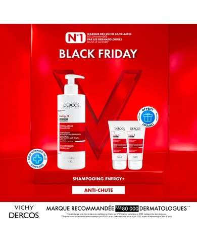 VICHY DERCOSOFFRE BLACK FRIDAYENERGY SHAMPOOING STIMULANT ANTI CHUTE 400 ML