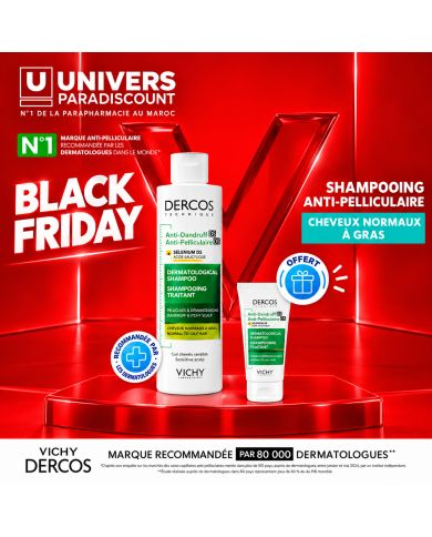 VICHY DERCOSSHAMPOOING ANTI PELLICULAIRE CHEVEUX NORMAUX A GRAS 200 ML