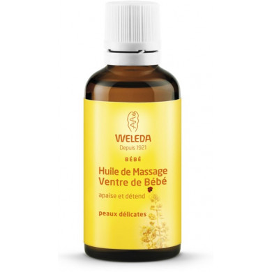 WELEDA Huile de Massage Ventre de Bébé