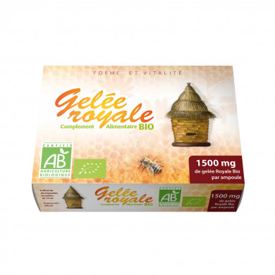 GPH gelée royale BIO 1500 mg 20 AMPOULES