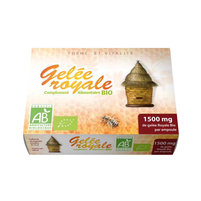 GPH gelée royale BIO 1500 mg 20 AMPOULES