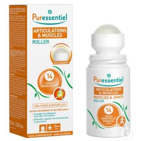 PURESSENTIEL ARTICULATIONS ET MUSCLES ROLLER 75 ML
