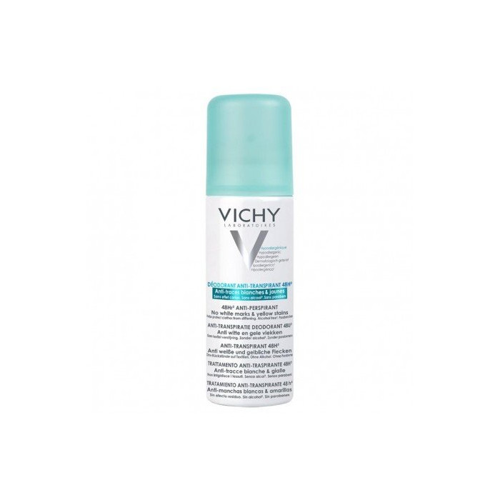 Vichy Déodorant Anti-Transpirant 48H anti-traces blanches et jaunes Spray 125 ml