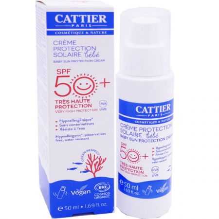 CATTIER CREME PROTECTION SOLAIRE BEBE SPF 50 