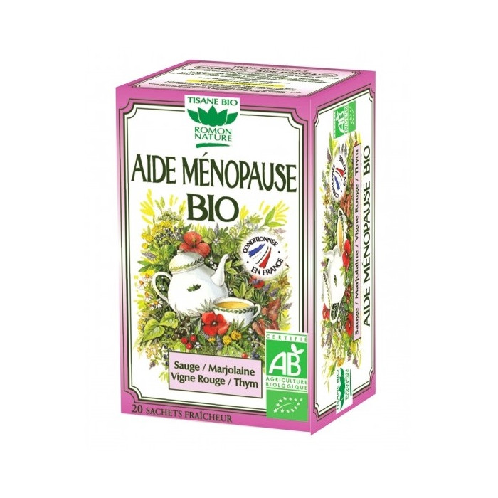 ROMON NATURE Tisane Aide Ménopause Bio - 20 sachets