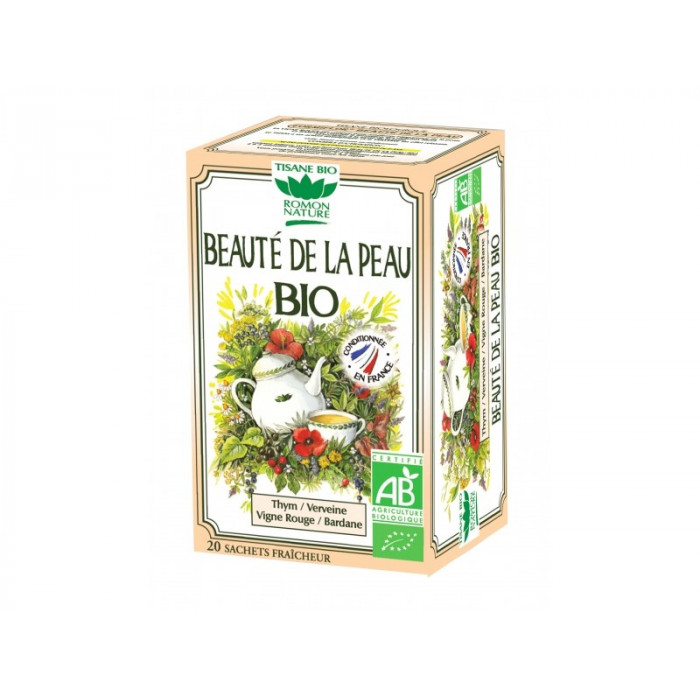 Tisane Beauté Peau Bio - 20 sachets