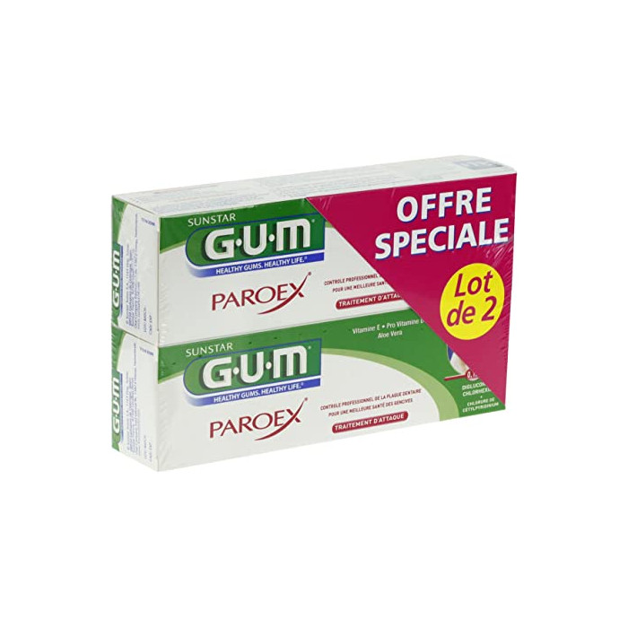 Gum - Paroex Dentifrice LOT DE 2x75ml