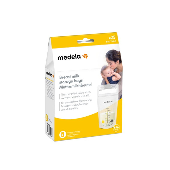Medela Sachets de Conservation pour Lait Maternel 180 ml x 25 