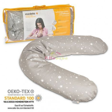 Medela : coussin d'allaitement gris