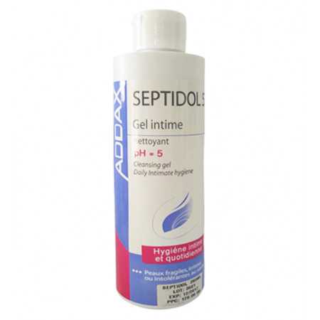 ADDAX SEPTIDOL PH 5 GEL INTIME NETTOYANT 250 ML