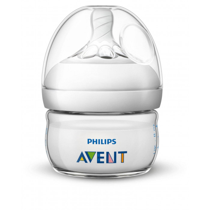 AVENT BOTTLE NATURAL 60ML/2OZ SING (New)