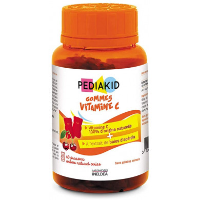 PEDIAKID Gommes Vitamine C /60 GOMMES