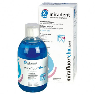 MIRADENT MIRAFLUOR BAIN DE BOUCHE 500ML